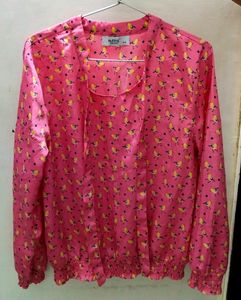 PINK FULL SLEEVES TOP