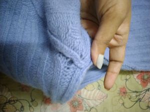 High neck sweater