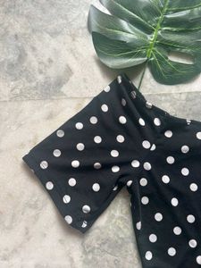 Polka Dot Bodysuit Top