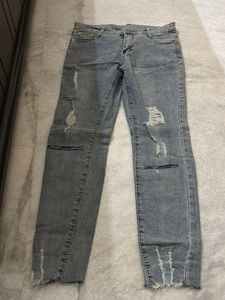Gray Denim Jeans