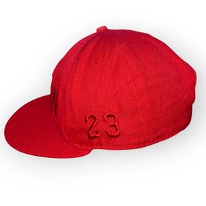Rare Vintage Jordan 100% Wool Snapback Cap - Red