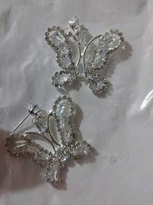 Sparkling Butterfly Earrings