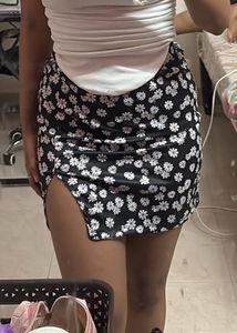 Floral Mini Skirt