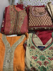 Set of 8 Indian Salwar Kameez