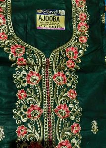 Green Cut piece Suit With Maroon Pent