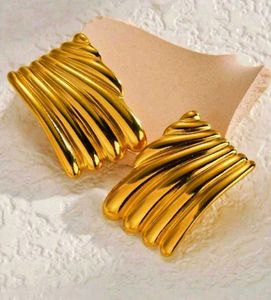 Gold Statement Earrings