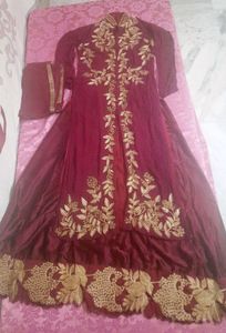 Beautiful Maroon Lehenga Set