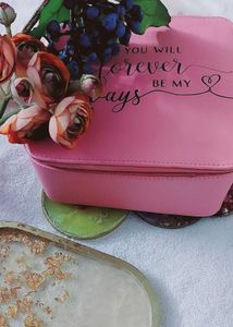 Pink Cosmetic Travel Case