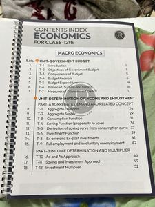 Economics Notes Class 12 Part -2 Macro