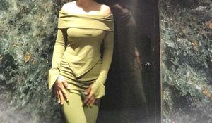 Olive green two piece set
