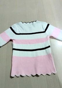 Striped Knit Top