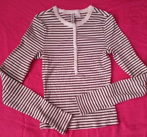 Striped Long Sleeve Top