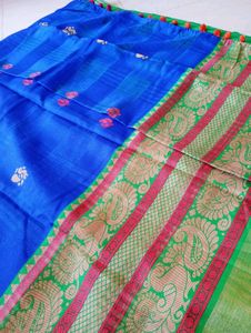 🆕 OFFER BLUE SAREE💙💚✨