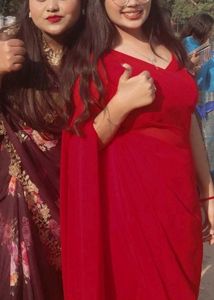 Red Saree