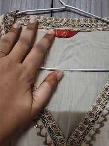 W Beige Kurti