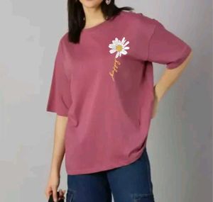 Cute Graphic Print Tees