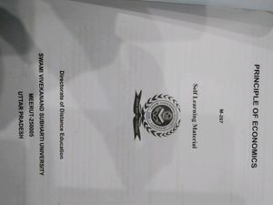 Economics Book Subharti University Of Meerut