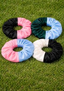 Colorful Satin Scrunchie Set (pack of 4)