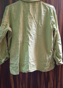 Olive Green Shirt For Girls