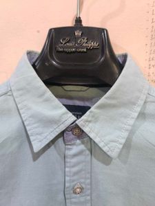 Sky Blue Solid Shirt From H.D.Lee.