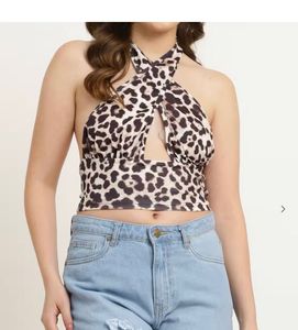 Leopard Print Halter Top🐆