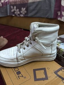 White High-Top Sneakers