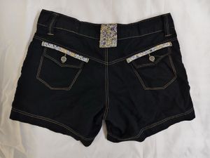 Dark Blue Denim Shorts