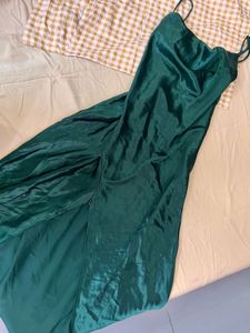 Emerald Green Slip Dress