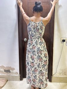 White Floral Dress
