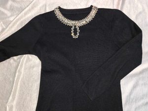Black Bow A Line Dress