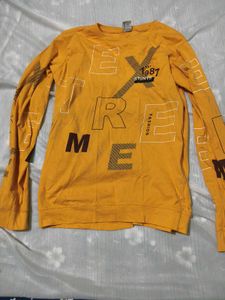 Yellow Graphic Print T-Shirt