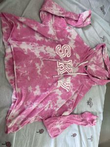 Pink Tie-Dye Hoodie