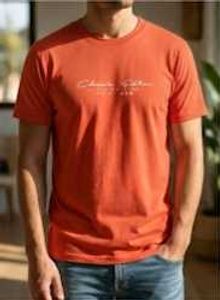 Orange Graphic Tee
