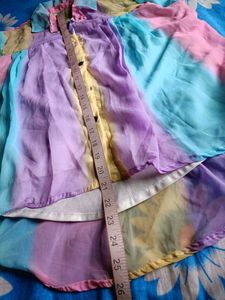 Multicolour Shirt Cum Shrug