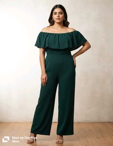 Emerald Off-Shoulder Jumpsuit