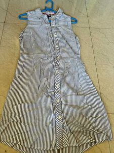 Striped Shirt Dress