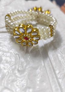 Pearl Kundan Bracelet
