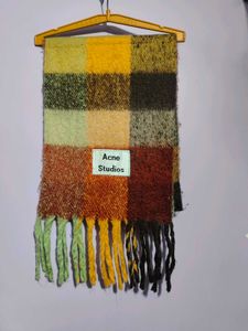 ACNE Studios Plaid Wool Scarf