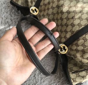 Authentic Gucci GG Canvas Twins Large Tote