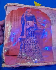 Elegant Blue &amp; Gold Saree