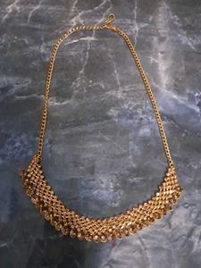 Gold Necklace &amp; Earring Set