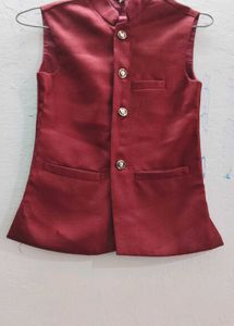 Maroon Waistcoat