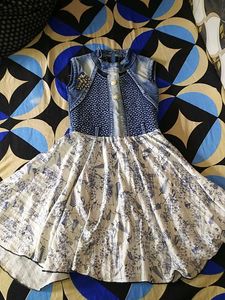 Cute Girls Denim Dress