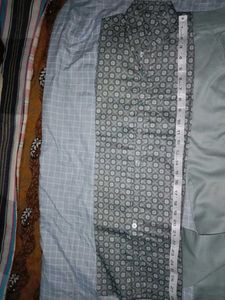 Green printed  formal pant and shirt