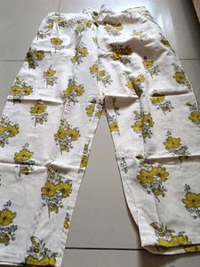 Yellow Embroidered Kurti Xxl