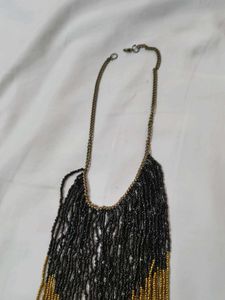Beaded Fringe Necklace