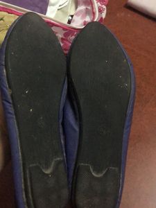 Navy Blue Ballerinas