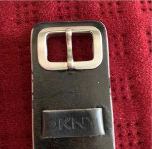 Vintage DKNY Leather Strap Watch