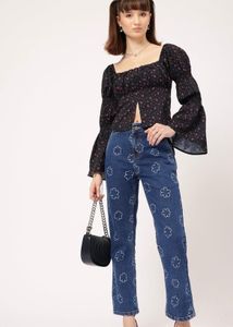 Floral Puff Sleeve Top