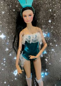 Cute Bunny costume set for Barbie doll